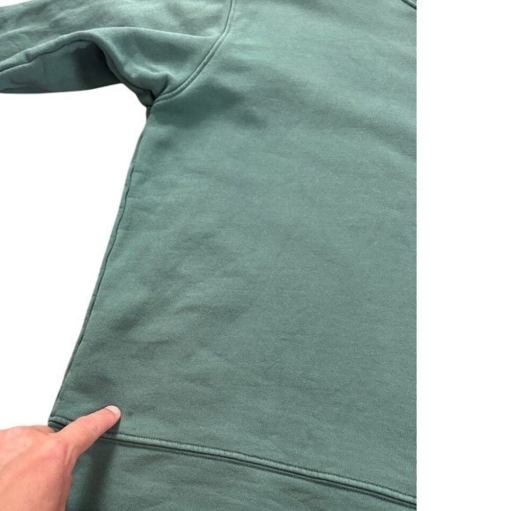 Frank & Eileen Green James Boyfriend Crew Neck Sweatshirt L Minimalist Elevated - Picture 11 of 11